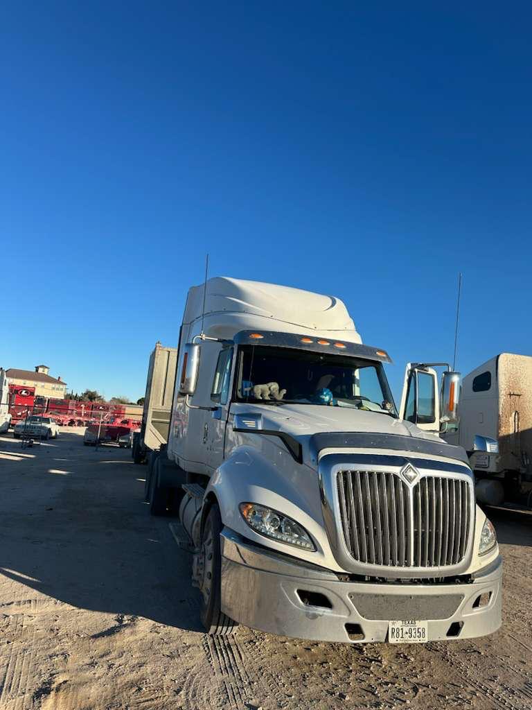 White International tractor front view in Texas
